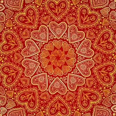 Örök szeretet mandala - gyémántszemes kirakó