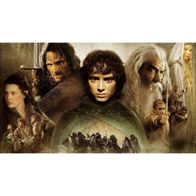 Gyűrűk ura - gyémántszemes kirakó