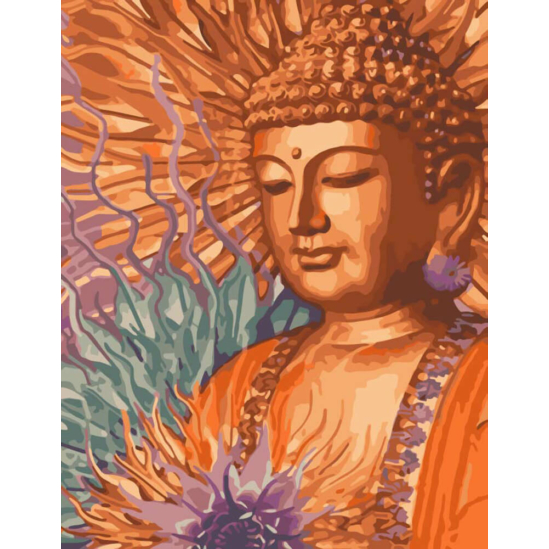 Arany Buddha - számfestő készlet