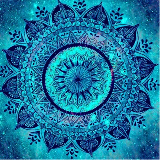 Lelki béke mandala - gyémántszemes kirakó