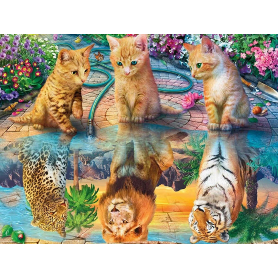 Jövőkép (macskák) - számfestő készlet kerettel