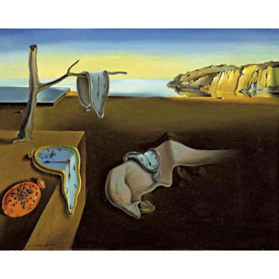 Az emlékezet állandósága (Salvador Dali) - számfestő készlet kerettel