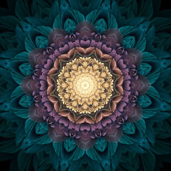 Örök élet mandala - gyémántszemes kirakó