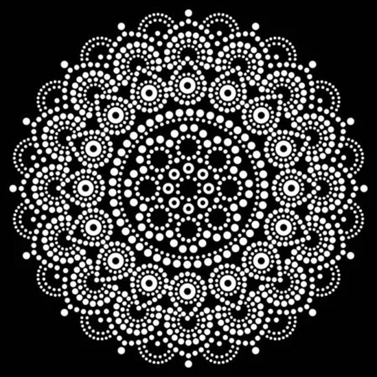 Lelki gyógyulás mandala - gyémántszemes kirakó