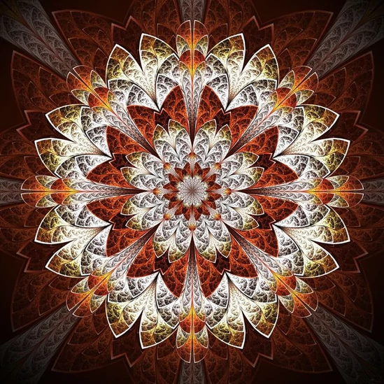 Biztonság mandala - gyémántszemes kirakó