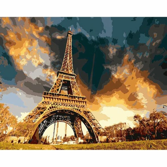 Eiffel torony - gyémántszemes kirakó