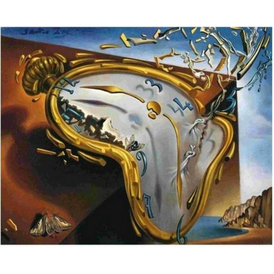 Elfolyó Idő (Dalí) - gyémántszemes kirakó