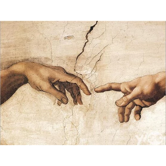 Érintés (Michelangelo) - gyémántszemes kirakó
