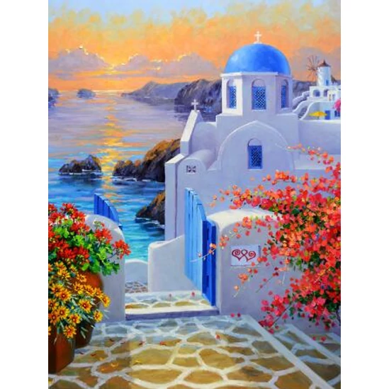 Santorini - gyémántszemes kirakó