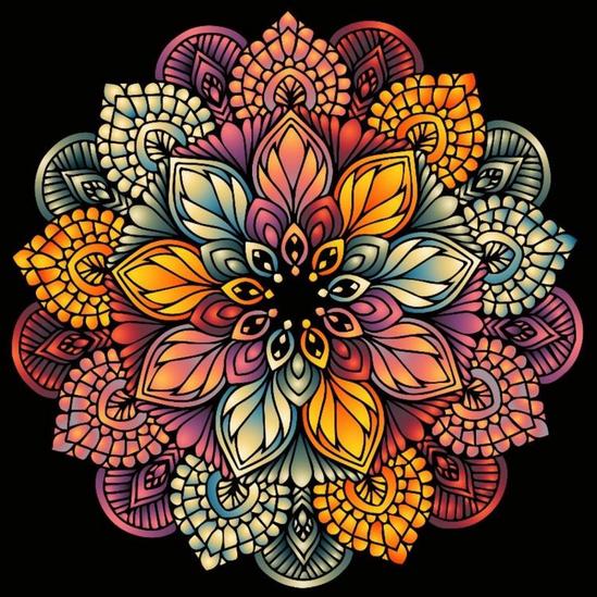 Alkotás mandala - gyémántszemes kirakó