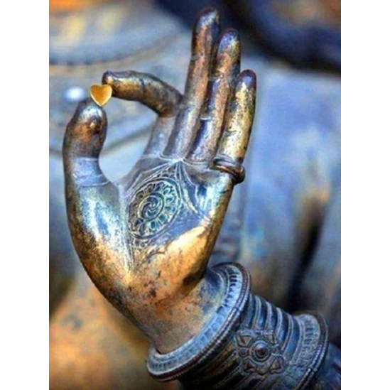 Buddha kezében - gyémántszemes kirakó