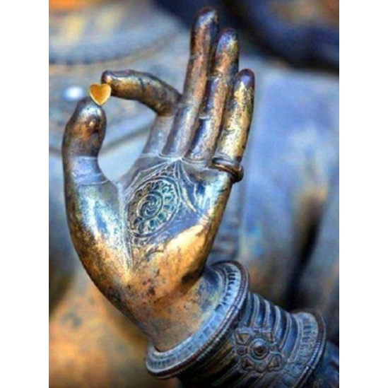 Buddha kezében - gyémántszemes kirakó