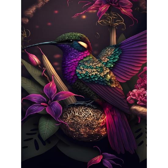 Kolibri - gyémántszemes kirakó