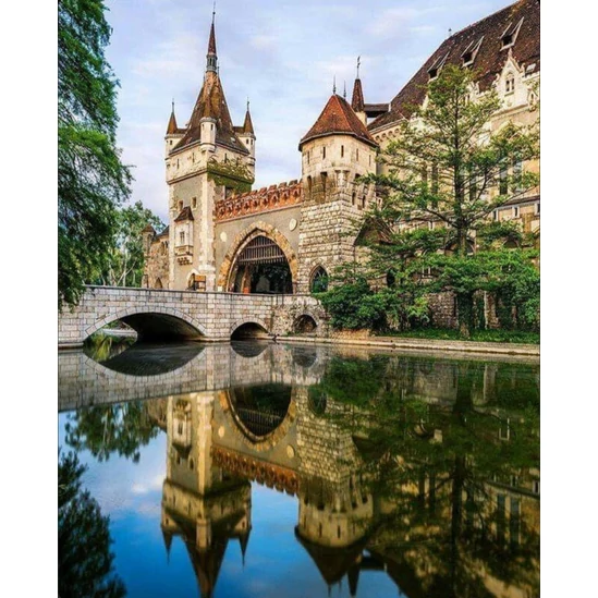 Vajdahunyad vára (Budapest) - gyémántszemes kirakó