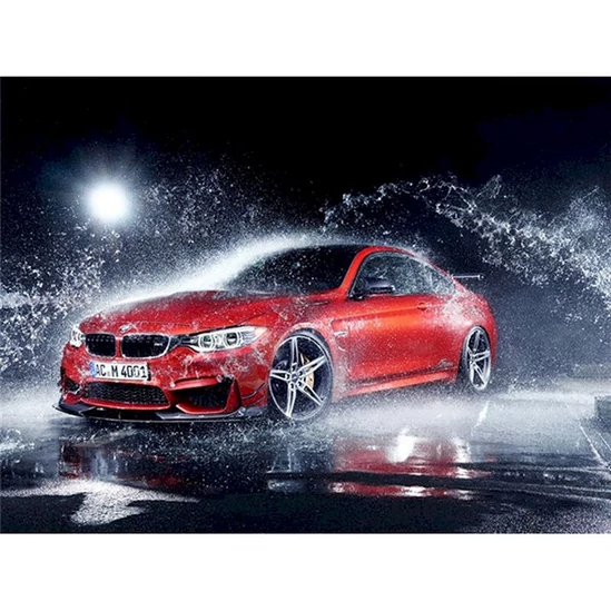 BMW autó - számfestő készlet kerettel