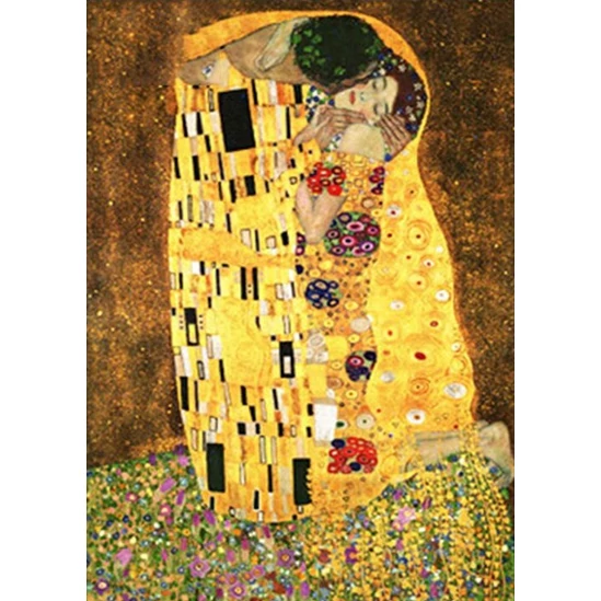 A csók (Klimt) - számfestő készlet kerettel