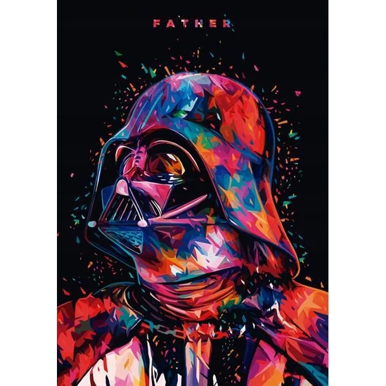 Star Wars - Darth Vader - számfestő készlet