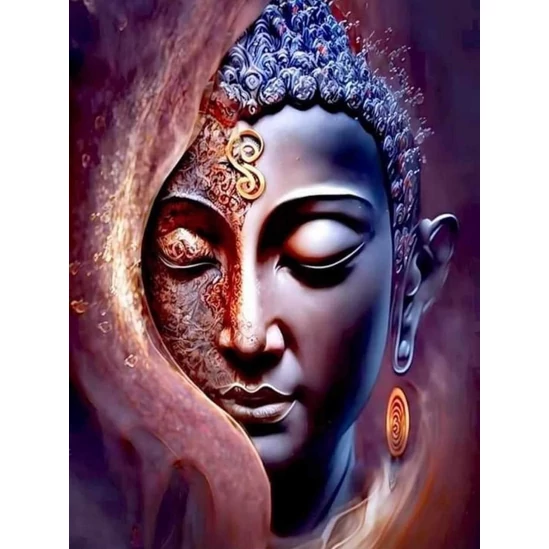 Buddha - számfestő készlet kerettel
