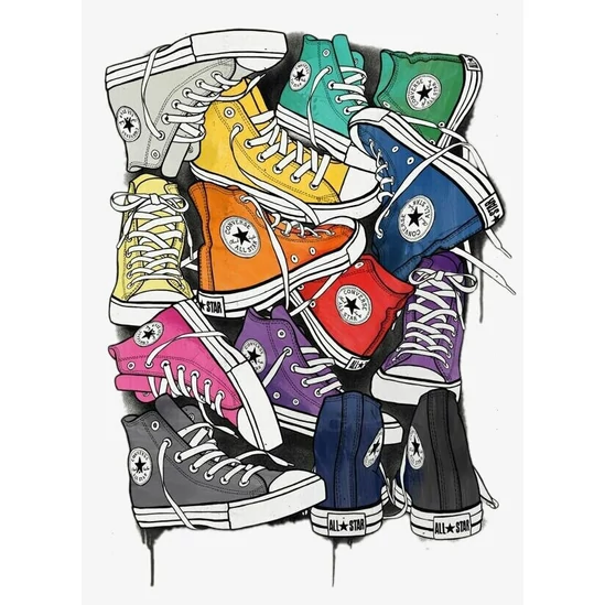 Converse-szerelem - gyémántszemes kirakó