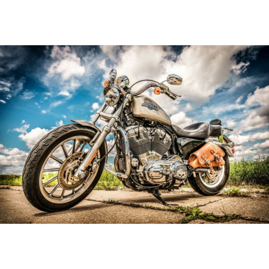 Harley motor 2 - gyémántszemes kirakó