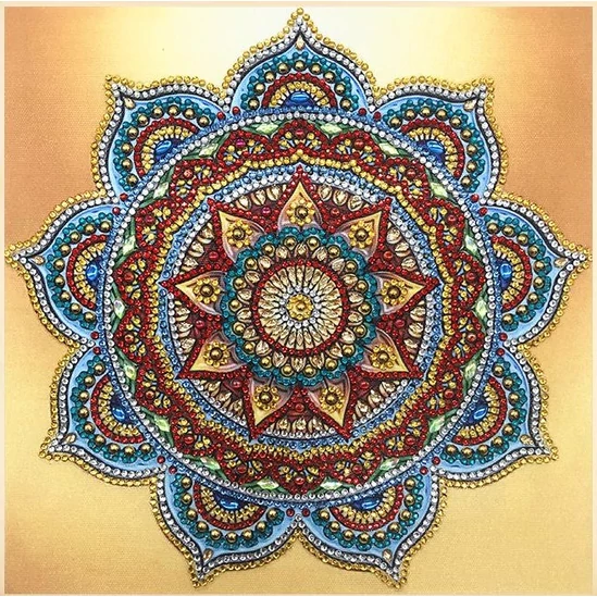 Szeretet mandala - gyémántszemes kirakó
